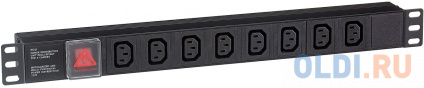  Exegate EX280854RUS   ExeGate ServerPro PDU-19H808 Al-813-C14-SW, 1U, ., 8 IEC 320 C13, 14  