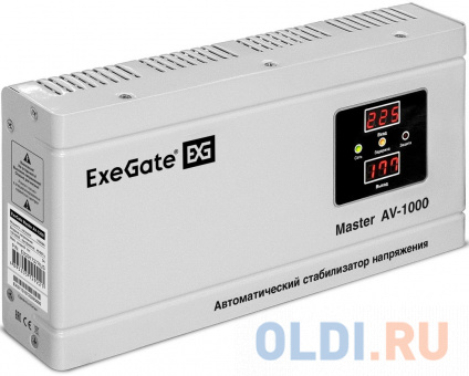    ExeGate Master AV-1000 (1000, 140-260, .  /. , 220±8%,  98%, 5  , , ., , RTL)  