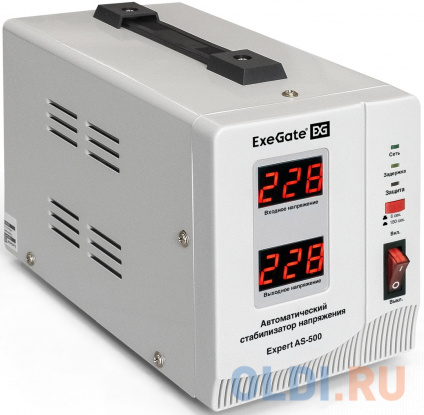    ExeGate Expert AS-500 (500,  140...260,  .  /. ,  220±8%,  98%, 5  , , . , , RTL)   