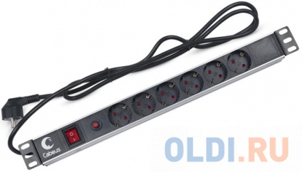    CABEUS PDU-6P-F-2E 6  16 250V  2  