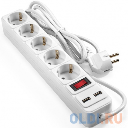   -  USB  ExeGate SP-5-USB-1.8W (5   , 2 USB-A 2A, 1.8,   ,   , )  