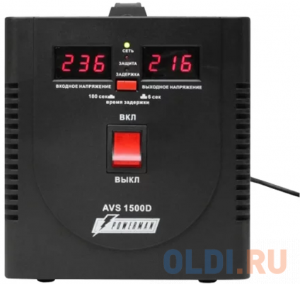   POWERMAN AVS 1500D black 1500 12  98% .  ./. .  
