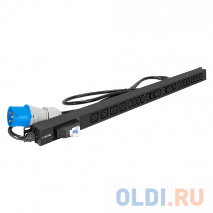     ExeGate ServerPro PDU-V420 Al-20C134C19-IEC309-32A-1P (19&quot;, 1U, , 20 IEC 320 C13, 4 IEC 320 C19, IEC 60309 32A (2P+E), VDE-250V-32A-3*4mm2, 2.8 ,  , , RTL)  -