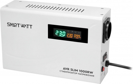     SMARTWATT AVR SLIM 1000RW (100W - 260W, 1000VA, 1 , 50 ,  - 1, LED-  
