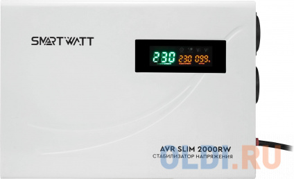     SMARTWATT AVR SLIM 2000RW (100W - 260W, 2000VA, 2 , 50 ,  - 2, LED-  -