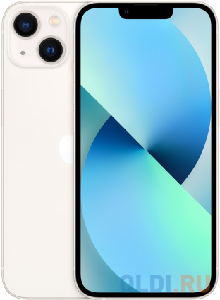   Apple A2633 iPhone 13 128Gb 4Gb    3G 4G 6.1&quot; 1170x2532 iOS 16 12Mpix 802.11 a/b/g/n/ac/ax NFC GPS GSM900/1800 GSM1900 TouchSc Protect   