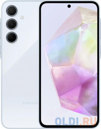   Samsung SM-A356E Galaxy A35 5G 128Gb 8Gb   3G 4G 2Sim 6.6&quot; 1080x2340 Android 14 50Mpix 802.11 a/b/g/n/ac/ax NFC GPS GSM900/1800 GSM1900 TouchSc Protect microSD max1024Gb  
