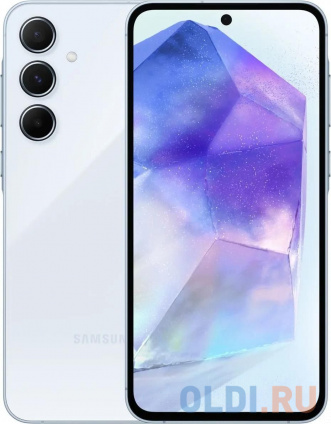   Samsung SM-A556E Galaxy A55 5G 128Gb 8Gb   3G 4G 2Sim 6.6&quot; 1080x2340 Android 14 50Mpix 802.11 a/b/g/n/ac/ax NFC GPS GSM900/1800 GSM1900 TouchSc Protect microSD max1024Gb  -