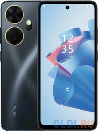   P55+ P663LN 256+8 Meteor Black 6,6&quot; IPS 1612x720, Unisoc T606 8x1.6, 8 GB RAM, 256 GB ROM, 2 SIM, 50+8 , 4G (LTE), 5000   