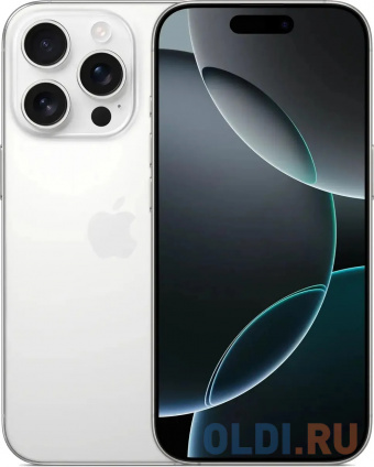   Apple A3294 iPhone 16 Pro 128Gb    3G 4G 2Sim 6.3&quot; 1206x2622 iOS 18 48Mpix 802.11 a/b/g/n/ac/ax/be NFC GPS Protect  