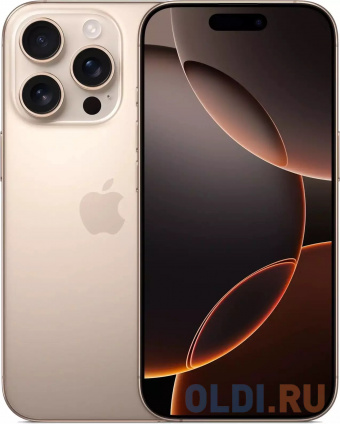  Apple A3294 iPhone 16 Pro 1Tb    3G 4G 2Sim 6.3&quot; 1206x2622 iOS 18 48Mpix 802.11 a/b/g/n/ac/ax/be NFC GPS Protect  -