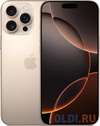   Apple A3295 iPhone 16 Pro Max 512Gb    3G 4G 1Sim 6.9&quot; iOS 18 802.11 a/b/g/n/ac/ax/be NFC GPS  