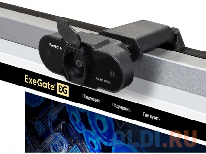  Exegate EX287388RUS - ExeGate BlackView C615 FullHD Tripod ( 1/3&quot; 2 , 19201080, 1080P, 30fps, 4- , , USB,  ,   ,   