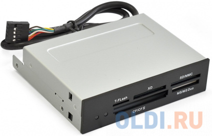  Exegate EX283581RUS  USB2.0 ExeGate &lt;CR-415&gt; 3.5&quot;, : CF/SD/MMC/MS/MS Duo/MS pro/T flash, ,    