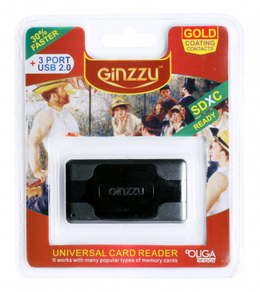  Ginzzu GR-417UB USB 2.0 Black  