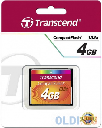    Compact Flash 4Gb Transcend 133x  