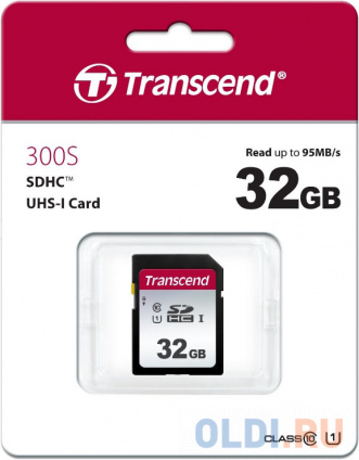    SDHC 32Gb Transcend S300 Class10 UHS-1, U1 [TS32GSDC300S]   