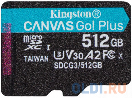    microSDXC 512Gb Kingston Canvas Go Plus  --