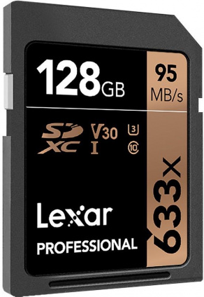    SD XC 128Gb Lexar Professional 633x  