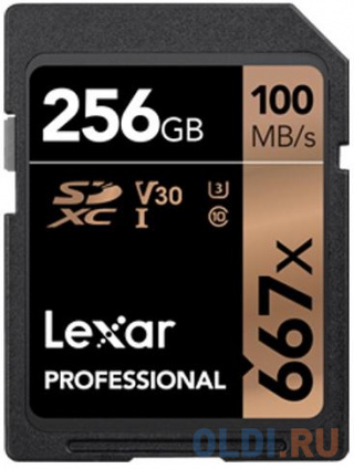    SD XC 256Gb Lexar Professional 667x  