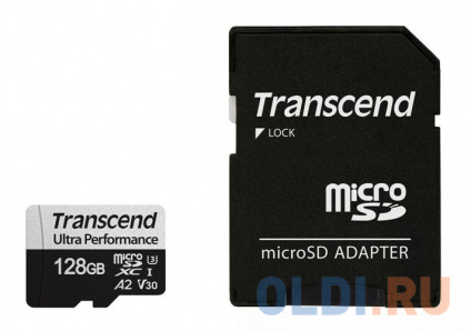    microSDXC Transcend 340S, 128 , UHS-I Class U3 V30 A2,    