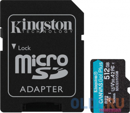    microSDXC 512Gb Kingston Canvas Go Plus  -