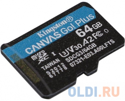    microSDXC 64Gb Kingston SDCG3/64GBSP  -