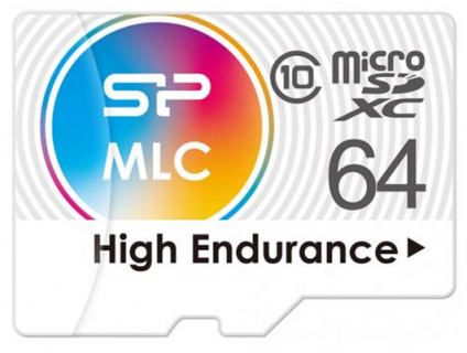    microSD 64GB Silicon Power High Endurance microSDXC Class 10 UHS-I U3 (SD ), MLC  -