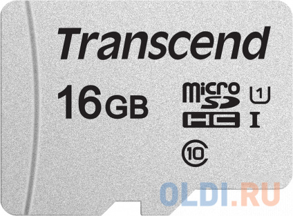    microSDHC 16Gb Class10 Transcend TS16GUSD300S w/o adapter  -