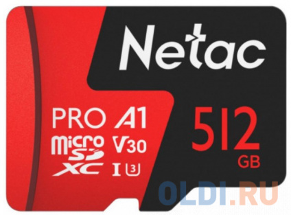    microSDXC 512Gb Netac P500 Extreme Pro  --