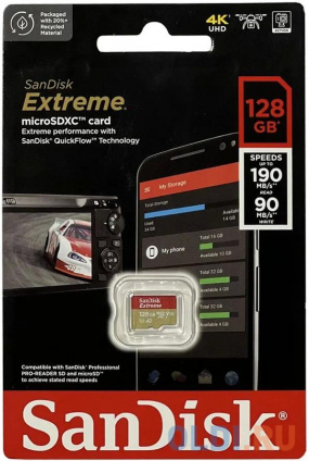    microSDXC 128Gb SanDisk SDSQXAA-128G-GN6MN  -