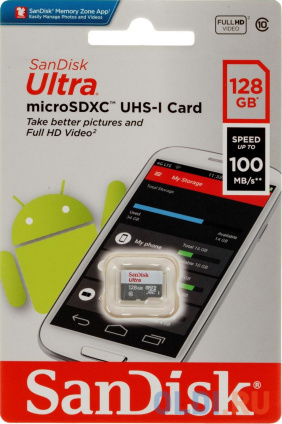    microSDXC 128 Gb SanDisk Extreme + SD   --