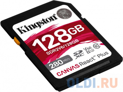    SD XC 128 Gb Kingston Canvas React Plus  --