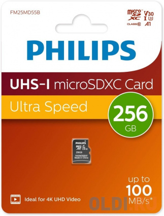    microSDXC 256 Gb Philips FM25MD55B/97  -
