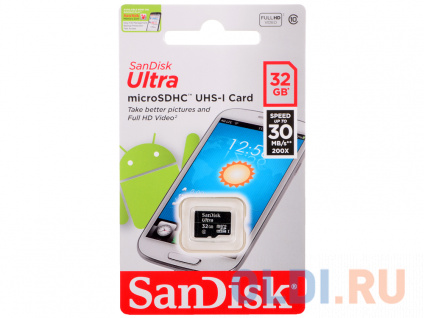  MicroSDHC SanDisk 32GB Class 10 Ultra Lite (SDSDQL-032G-G35)  
