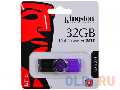  USB  Kingston DataTraveler DT101G2 32GB Purple (DT101G2/32GB)  