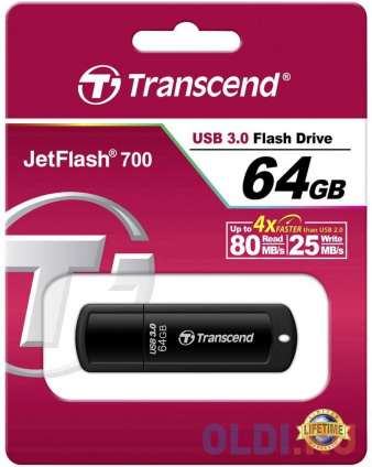 USB  Transcend 700 64Gb Black (TS64GJF700)   