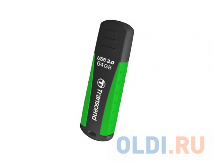  USB  Transcend Jetflash 810 64Gb Black-green (TS64GJF810)  -