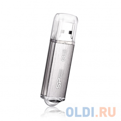  USB  Silicon Power Ultima II 64Gb Silver (SP064GBUF2M01V1S)  -