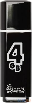  USB  Smartbuy Glossy series 4Gb Black (SB4GBGS-K)  --