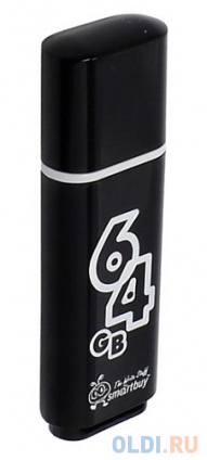  USB  Smartbuy Glossy series 64Gb Black (SB64GBGS-K)  --