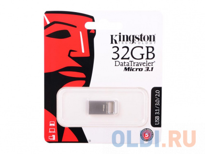 USB  Kingston Micro 32Gb Gray (DTMC3/32GB)  