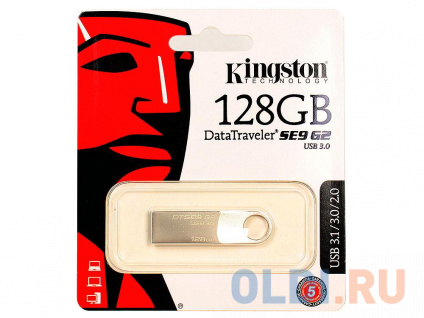  USB  Kingston DataTraveler DTSE9G2 128GB Silver (DTSE9G2/128GB)  -