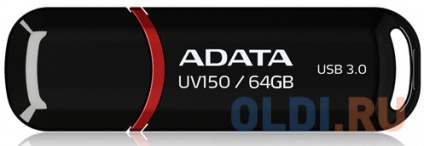  USB  ADATA UV150 64Gb Black (AUV150-64G-RBK)  
