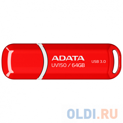  USB  ADATA UV150 64Gb Red (AUV150-64G-RRD)   