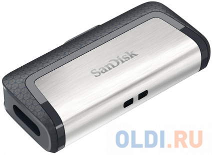  USB  SanDisk Ultra Dual 128GB Silver (SDDDC2-128G-G46)  