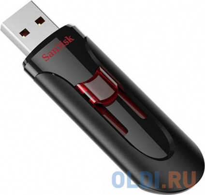  USB  SanDisk Cruzer Glide 16GB Black (SDCZ600-016G-G35)  --