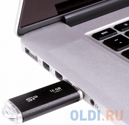  USB  Silicon Power Blaze B02 16GB Black (SP016GBUF3B02V1K)  -