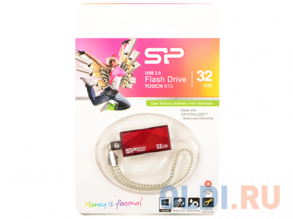  USB  Silicon Power Touch 810 32GB Red (SP032GBUF2810V1R)  