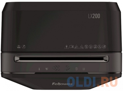   Fellowes Powershred LX200, , DIN P-4, 412 , 12 ., 22 ., Jam Proof, SafeSens,   